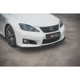 Накладка сплиттер на передний бампер на Lexus IS F II